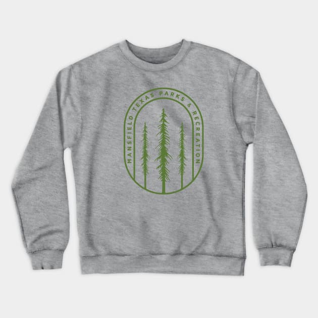 Mansfield Parks Tree Shirt Crewneck Sweatshirt by Mansfield Parks & Rec